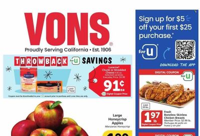 Vons (CA) Weekly Ad Flyer Specials September 20 to September 26, 2023