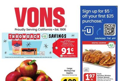 Vons (CA) Weekly Ad Flyer Specials September 20 to September 26, 2023