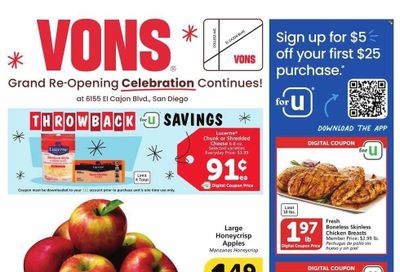 Vons (CA) Weekly Ad Flyer Specials September 20 to September 26, 2023