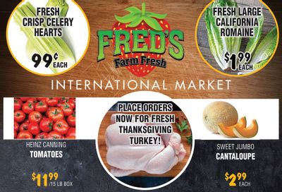 Fred's Farm Fresh Flyer September 20 to 26