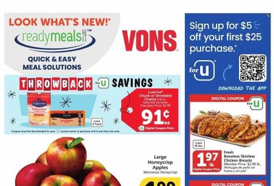 Vons (CA) Weekly Ad Flyer Specials September 20 to September 26, 2023