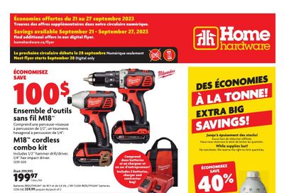 Home Hardware (QC) Flyer September 21 to 27