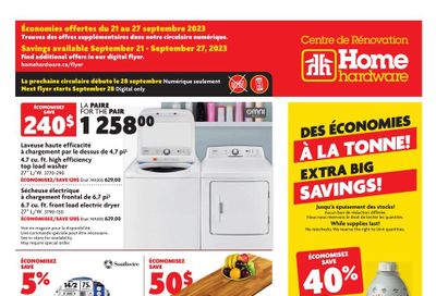 Home Hardware Building Centre (QC) Flyer September 21 to 27