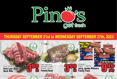 Pino's Flyer September 21 to 27