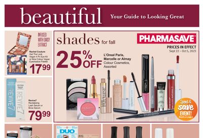 Pharmasave Beautiful Flyer September 22 to October 5