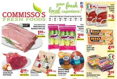 Commisso's Fresh Foods Flyer September 22 to 28