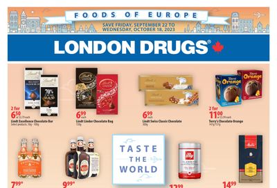 London Drugs Foods Of Europe Flyer September 22 to October 18