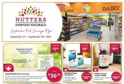 Nutters Everyday Naturals Flyer September 21 to 30