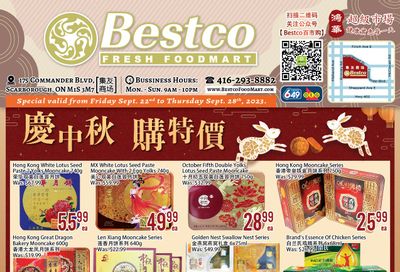 BestCo Food Mart (Scarborough) Flyer September 22 to 28