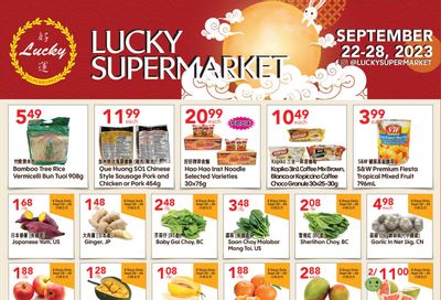Lucky Supermarket (Calgary) Flyer September 22 to 28