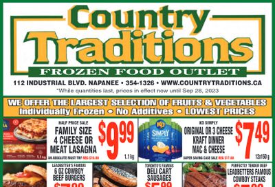 Country Traditions Flyer September 21 to 28