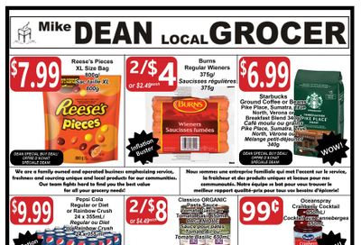 Mike Dean Local Grocer Flyer September 22 to 28