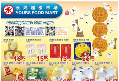Yours Food Mart Flyer September 22 to 28