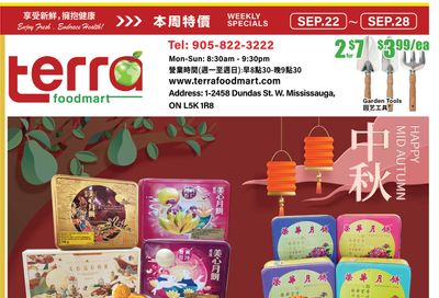 Terra Foodmart Flyer September 22 to 28