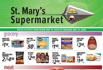 St. Mary's Supermarket Flyer May 15 to 21