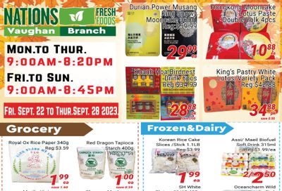 Nations Fresh Foods (Vaughan) Flyer September 22 to 28