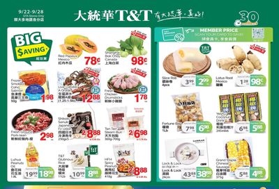 T&T Supermarket (GTA) Flyer September 22 to 28