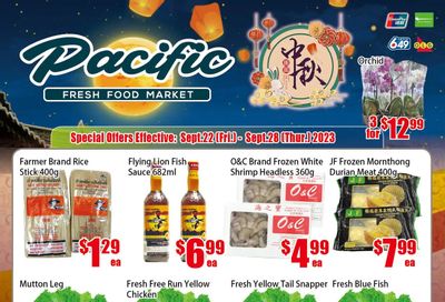 Pacific Fresh Food Market (North York) Flyer September 22 to 28