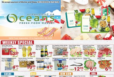 Oceans Fresh Food Market (Mississauga) Flyer September 22 to 28