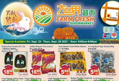 Farm Fresh Supermarket Flyer September 22 to 28