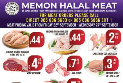 Memon Supermarket Flyer September 22 to October 4