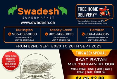 Swadesh Supermarket Flyer September 22 to 28