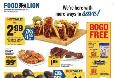 Food Lion (NC) Weekly Ad Flyer Specials September 20 to September 26, 2023