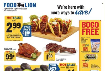 Food Lion (NC) Weekly Ad Flyer Specials September 20 to September 26, 2023