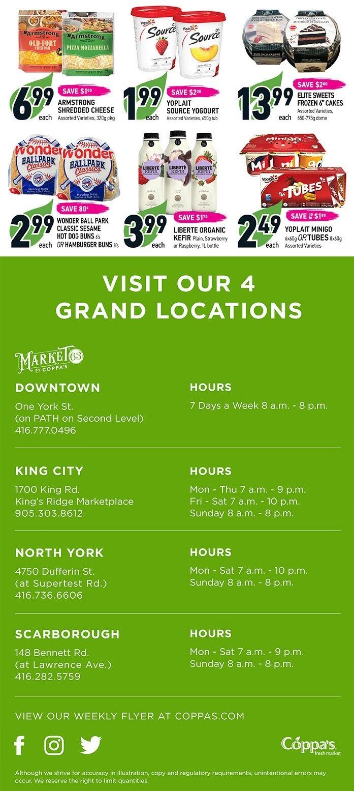 Coppa's Fresh Market Flyer May 14 to 20