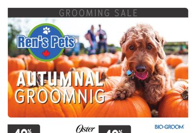 Ren's Pets Grooming Sale Flyer September 25 to October 8