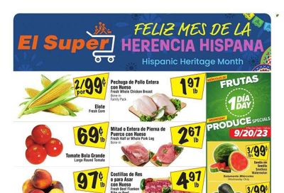 El Super (CA) Weekly Ad Flyer Specials September 20 to September 26, 2023