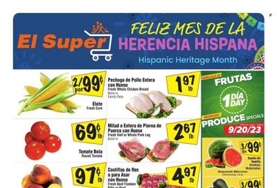 El Super (CA) Weekly Ad Flyer Specials September 20 to September 26, 2023