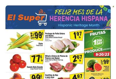 El Super (CA) Weekly Ad Flyer Specials September 20 to September 26, 2023