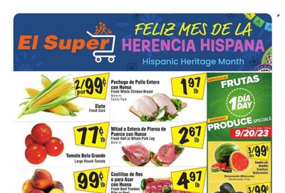 El Super (CA) Weekly Ad Flyer Specials September 20 to September 26, 2023