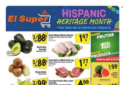El Super (NM) Weekly Ad Flyer Specials September 20 to October 3, 2023