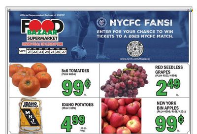 Food Bazaar (CT, NJ, NY) Weekly Ad Flyer Specials September 21 to September 27, 2023