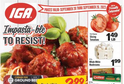 IGA (KY) Weekly Ad Flyer Specials September 20 to September 26, 2023