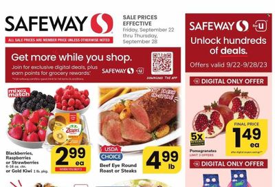 Safeway (MD) Weekly Ad Flyer Specials September 22 to September 28, 2023