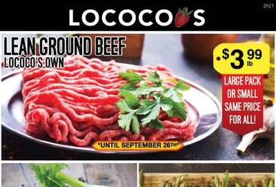 Lococo's Flyer September 25 to 28