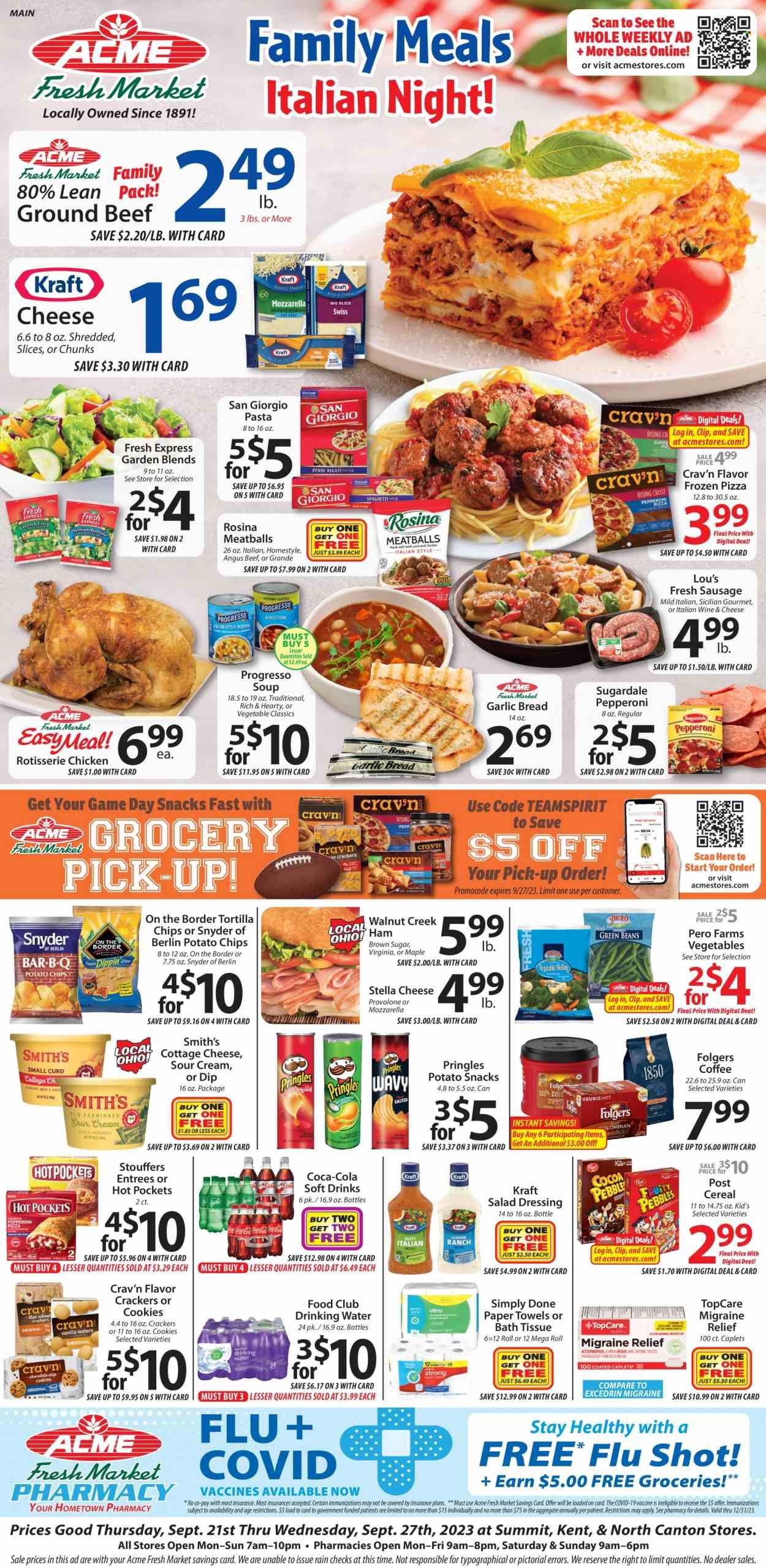 ACME Fresh Market (OH) Weekly Ad Flyer Specials September 21 to September 27, 2023