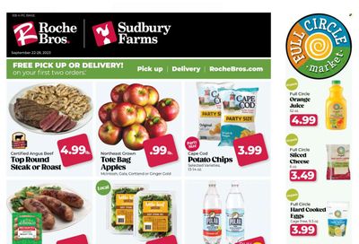 Roche Bros. (MA) Weekly Ad Flyer Specials September 22 to September 28, 2023
