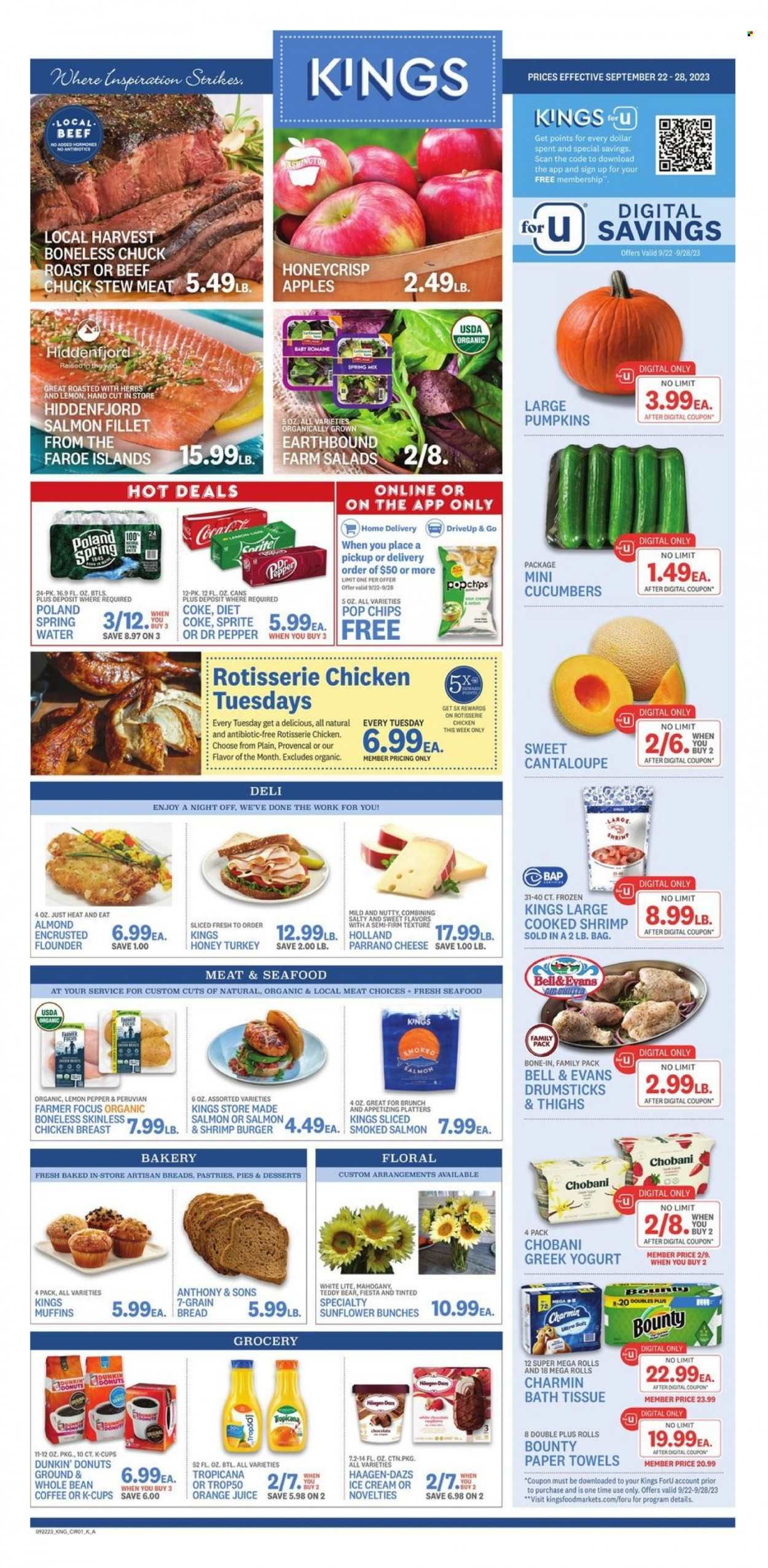 Kings Food Markets (CT, NJ, NY) Weekly Ad Flyer Specials September 22 to September 28, 2023