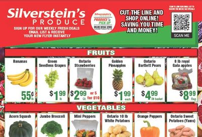 Silverstein's Produce Flyer September 26 to 30