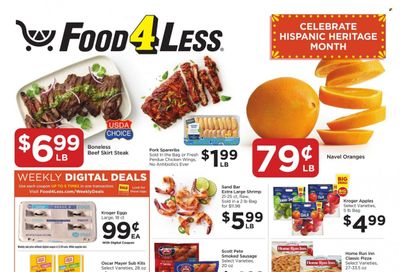 Food 4 Less (IN) Weekly Ad Flyer Specials September 27 to October 3, 2023