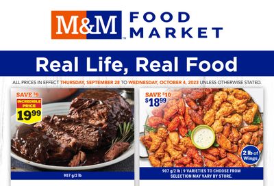 M&M Food Market (ON) Flyer September 28 to October 4