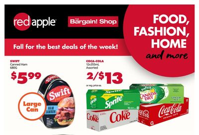 The Bargain Shop & Red Apple Stores Flyer September 28 to October 4