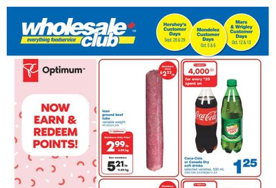 Wholesale Club (West) Flyer September 28 to October 18