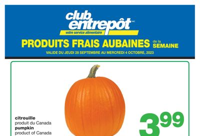 Wholesale Club (QC) Fresh Deals of the Week Flyer September 28 to October 4