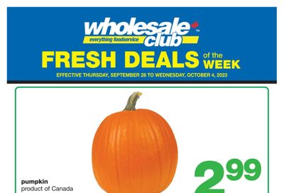 Wholesale Club (ON) Fresh Deals of the Week Flyer September 28 to October 4