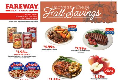 Fareway (IA) Weekly Ad Flyer Specials September 25 to September 30, 2023